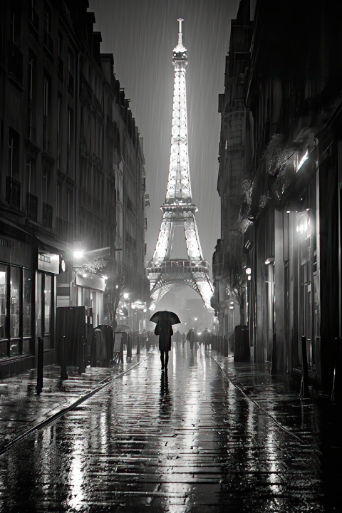 Paris at night
