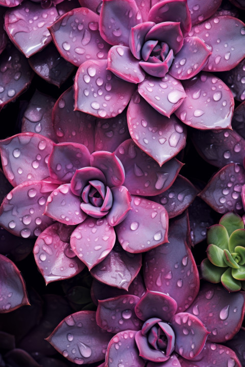 Pink and Purple Succulent Plant Wallpaper