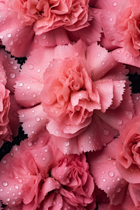 Pink Carnations Flower Wallpaper