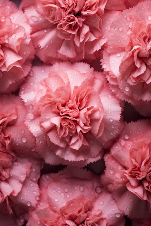 Pink Carnations Flower Wallpaper
