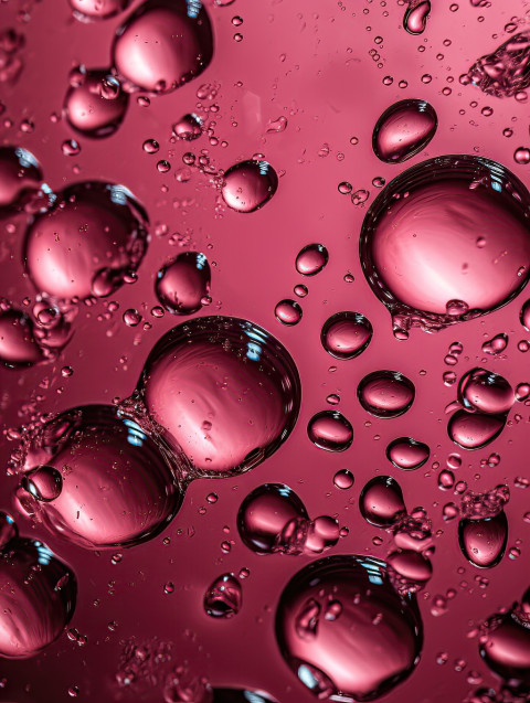 Pink Water Drops