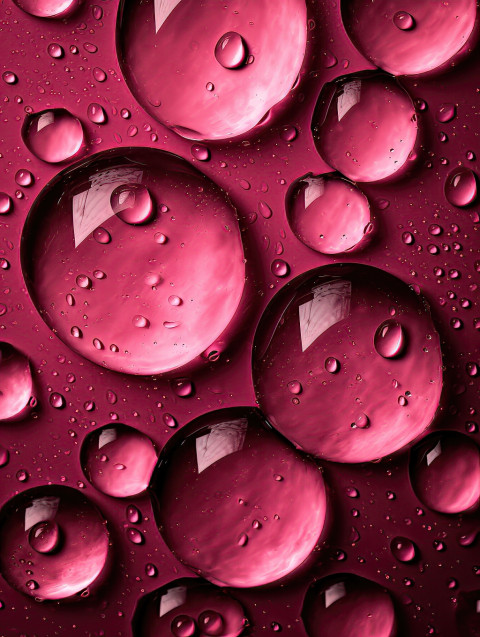 Pink Water Drops