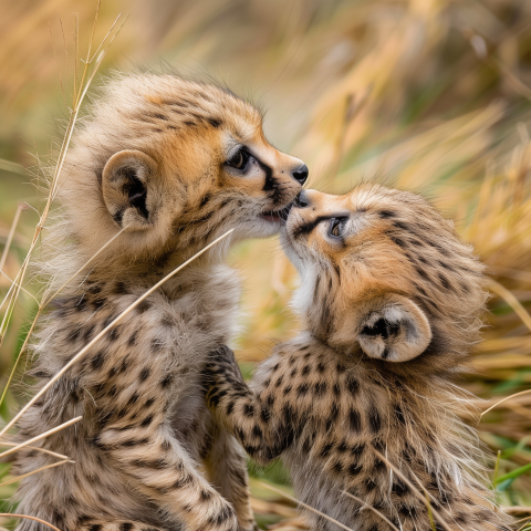 Playful interactions of baby animals1