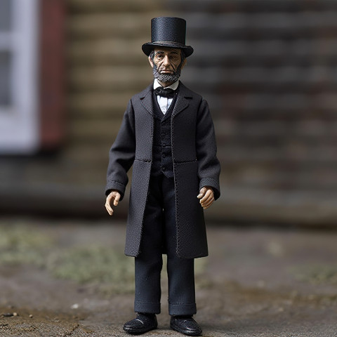 President Abraham Lincoln as an action figure