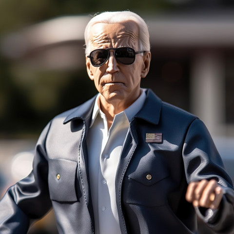 Action Figure Styled as a Businessman
