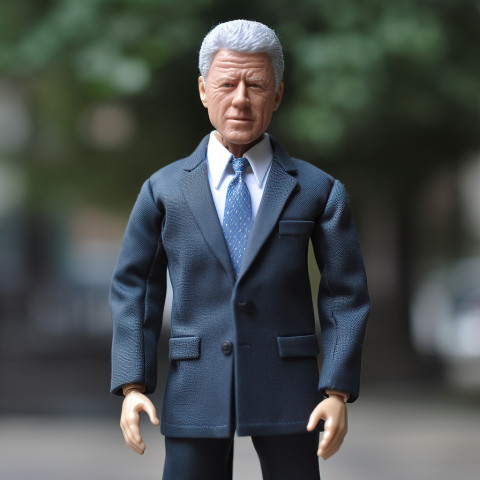 President Bill Clinton as an action figure