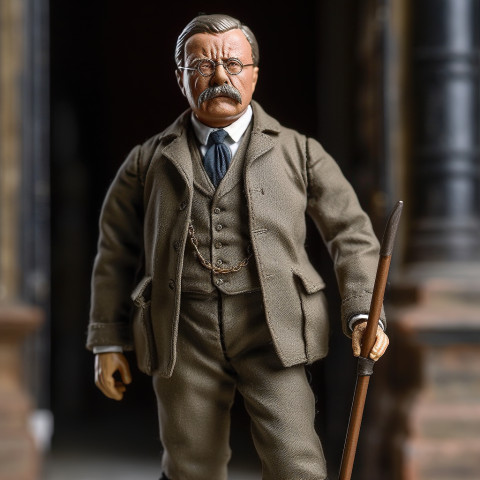 President Teddy Roosevelt as an action figure