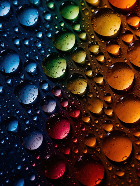 Rainbow Water Drops