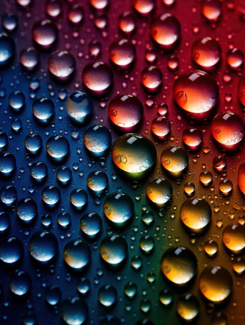 Rainbow Water Drops
