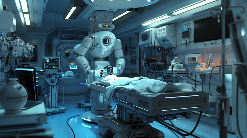 Robot Performing Surgery