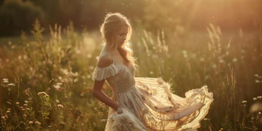 Russian Girl Meadow
