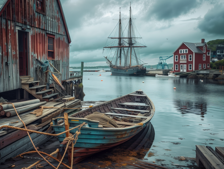 Sailing Through Time in a whaling village