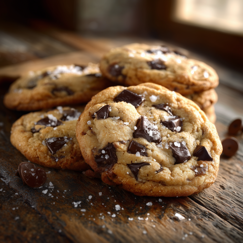 Sea Salt Chocolate Chunk Cookies