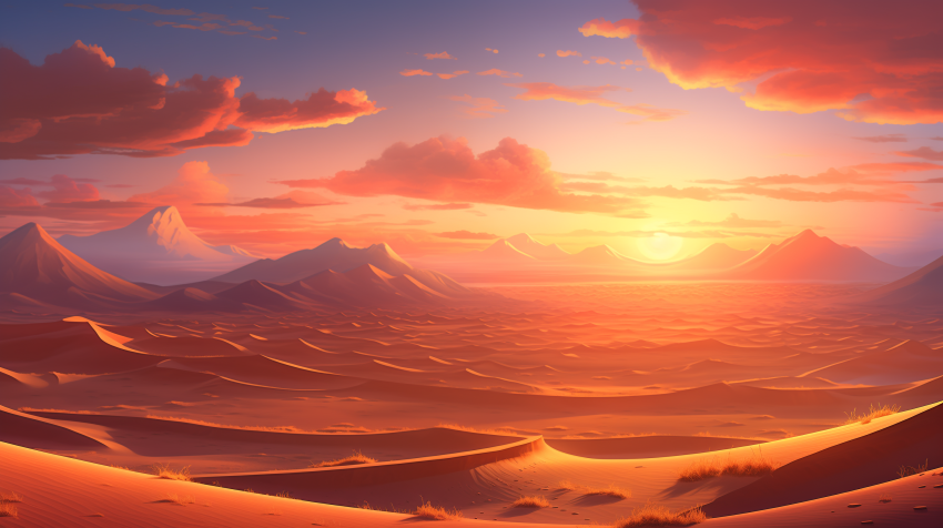 Captivating Desert Sunset