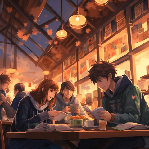 Slice of Life Manga Cafe