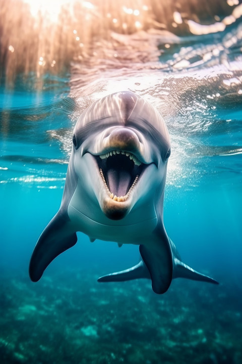 Smiling Dolphin