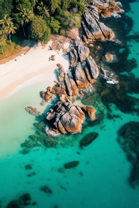 Southeast Asian White Sand Beach
