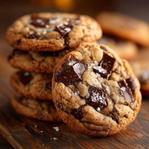 Stack of Chocolate Chunk Cookies