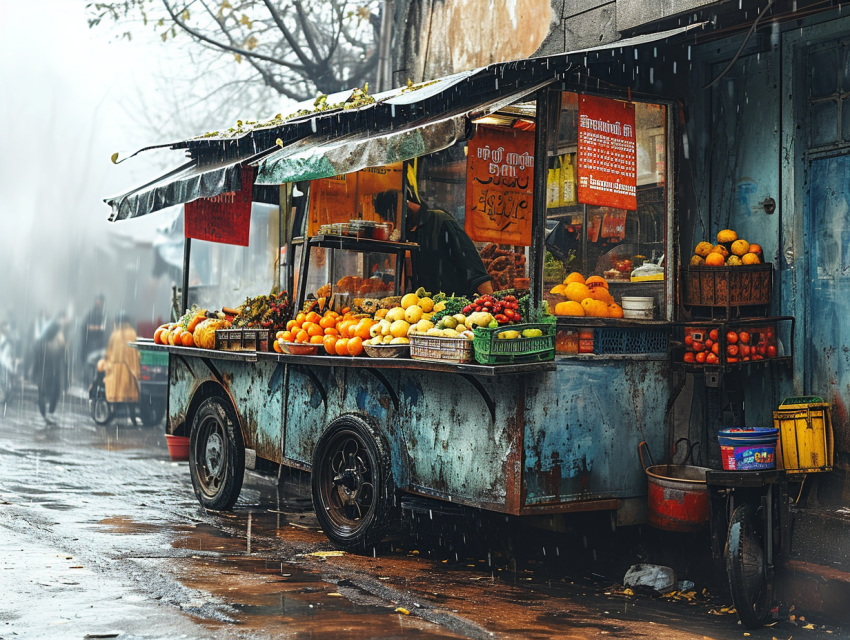 Street Food Vendor Delight