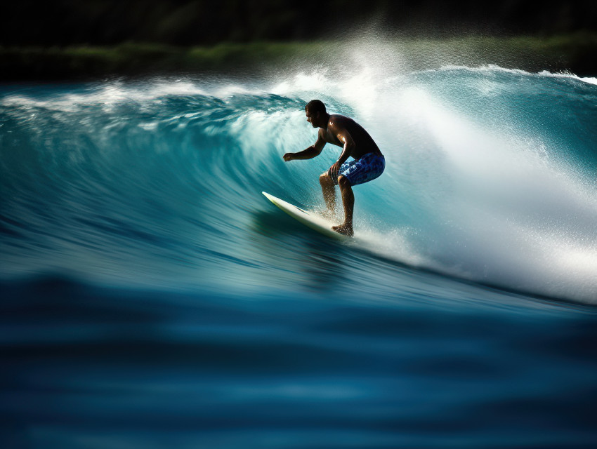 Tahitian Surfer