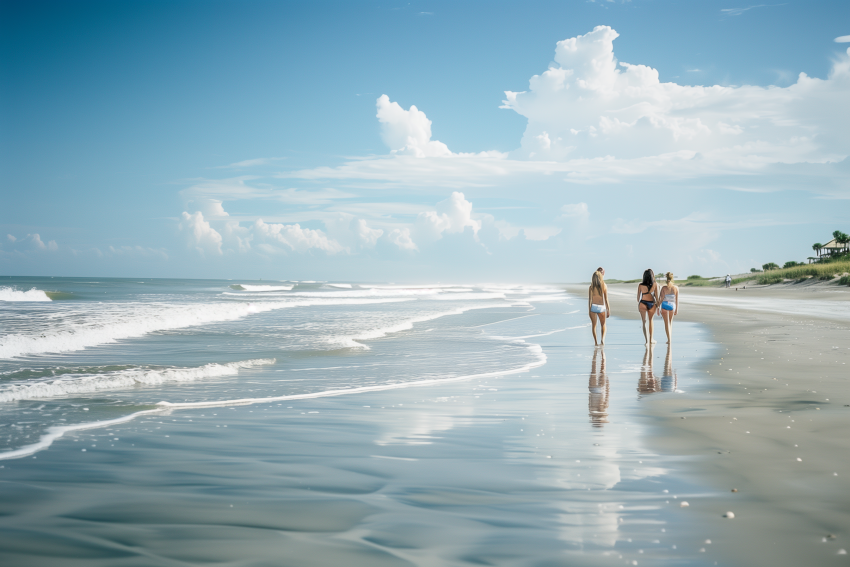 Stroll on the beach