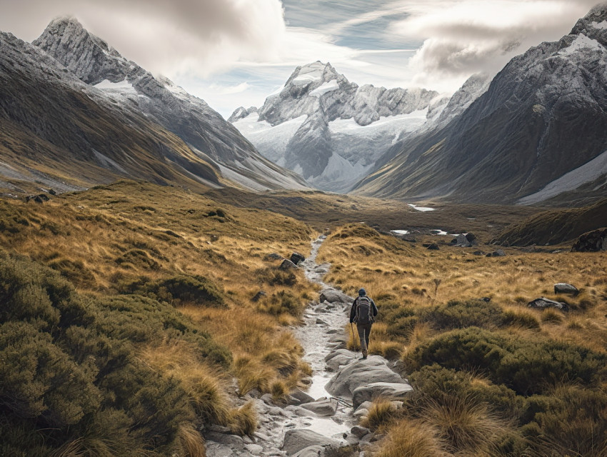 Trekking in New Zealand