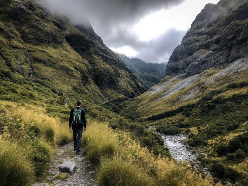Trekking in New Zealand