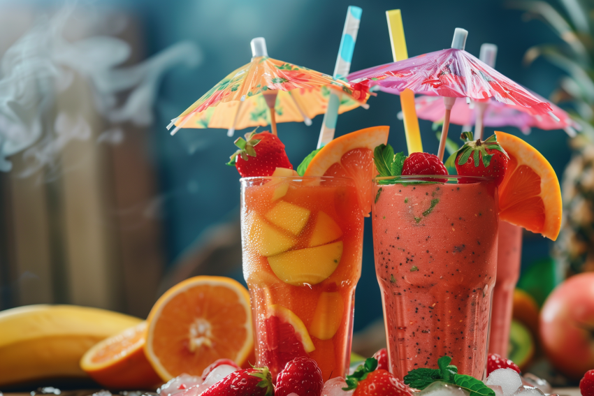 Tropical Fruit Smoothies