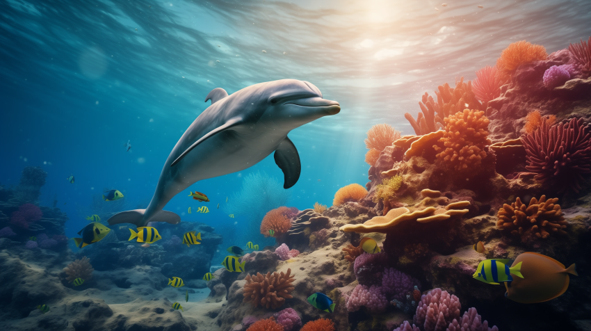 Dolphin Swimming