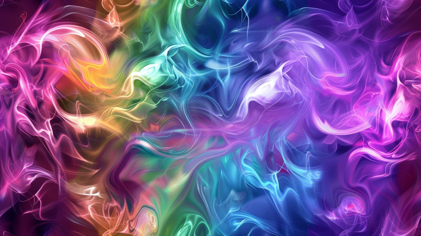 Vibrant Abstract Colorful Swirling Patterns