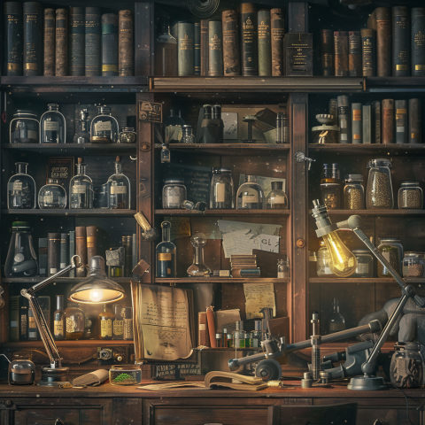 old scientific laboratory