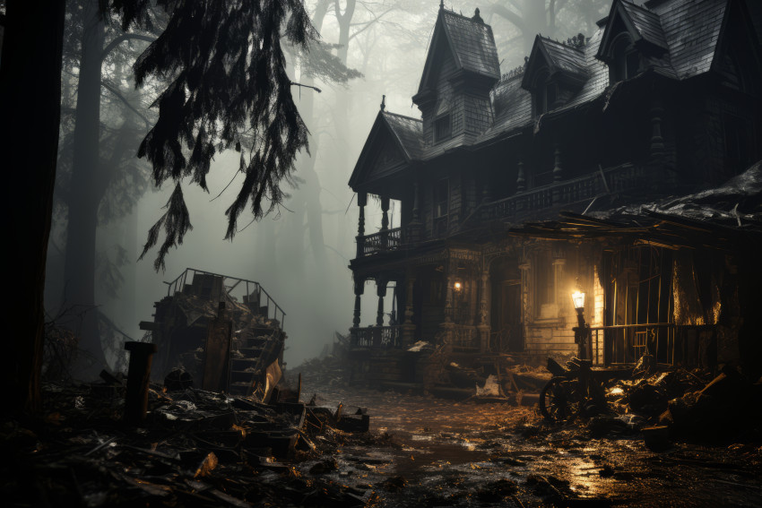 Vintage Haunted House