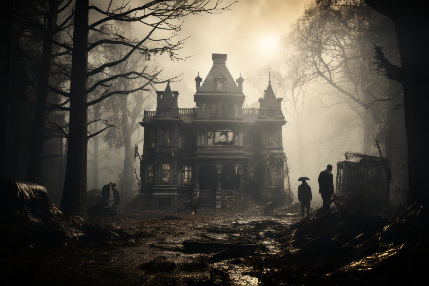 Vintage Haunted House