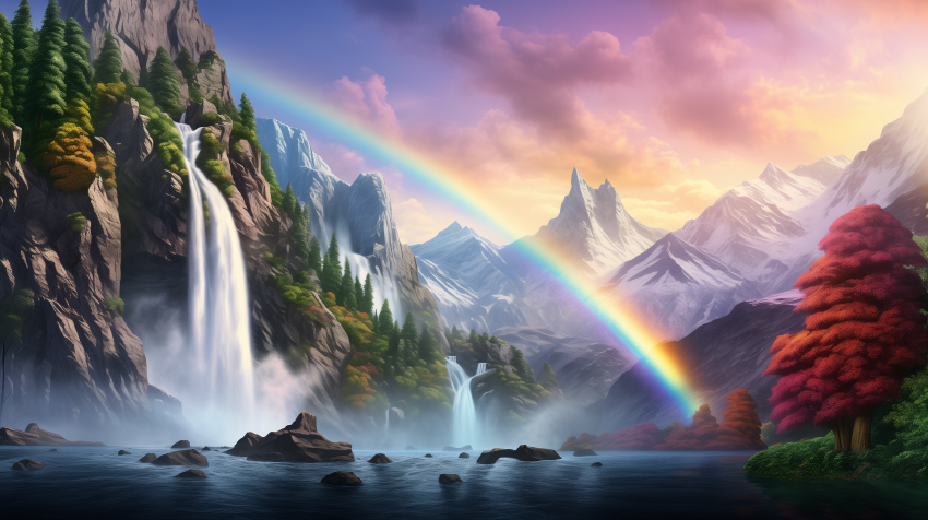 Waterfall Rainbow