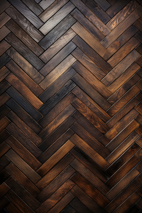 Weathered herringbone art deco wood pattern
