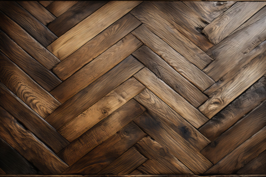 Weathered herringbone art deco wood pattern