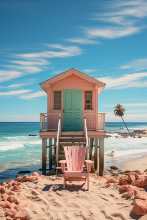 Wes Anderson Beach