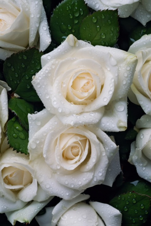 White Roses Wallpaper