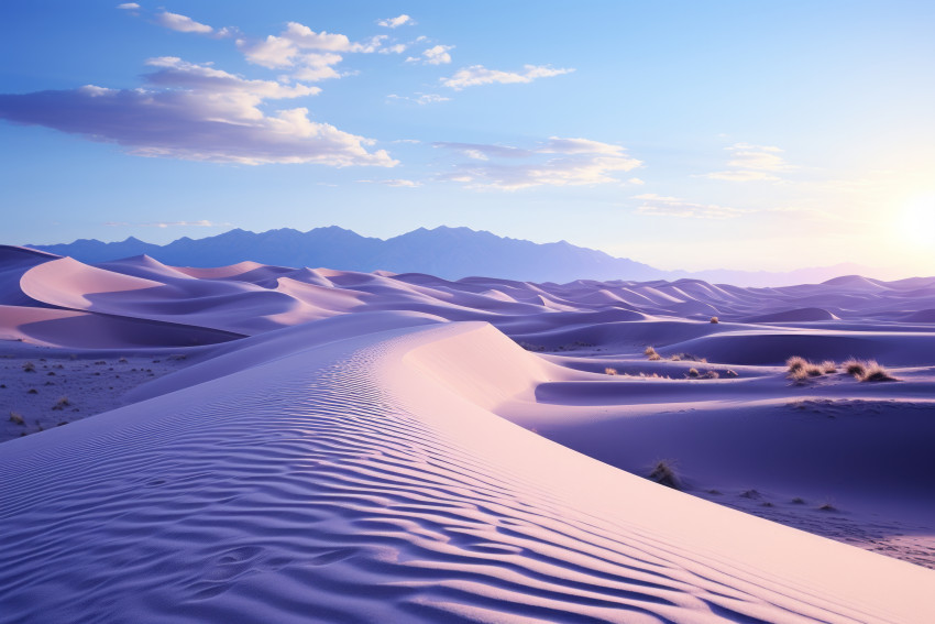 White Sand National Park at Dusk