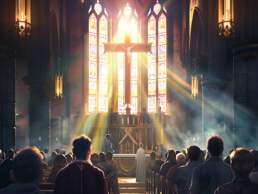 Worshipers Gather to Celebrate Resurrection