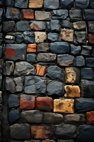 Cobblestone brick road background | Unreal Images - Free AI Generated ...